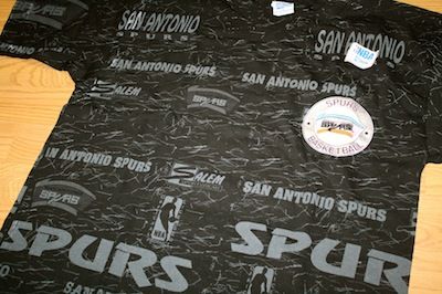 Vintage San Antonio Spurs Salem t shirt NWT Robinson  