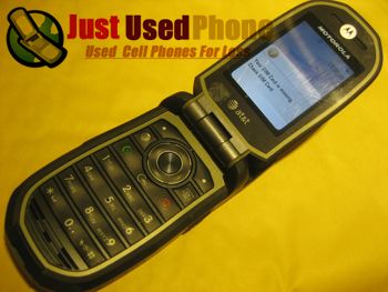 MOTOROLA VA76r VA76 r AT&T CAMERA CELL PHONE +BONUS + FAIR CONDITION 