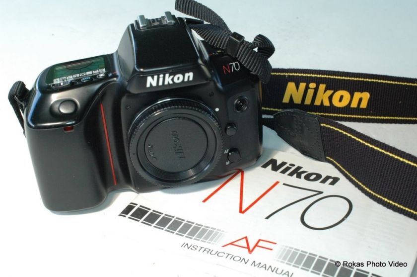 Nikon N70 Camera body only w/ genuine strap and manual  