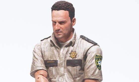 THE WALKING DEAD TV SERIES 1 DEPUTY RICK GRIMES FIGURE MCFARLANE 