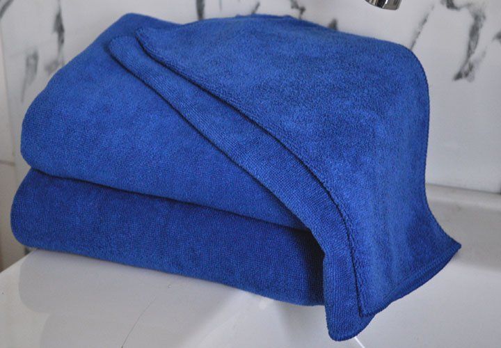 2pc12 2pc28x55 Microfibre Bath Towel Towel Set  