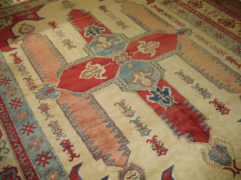 Modern Turkish Oushak Konya Serapi Rug Size 10x12  