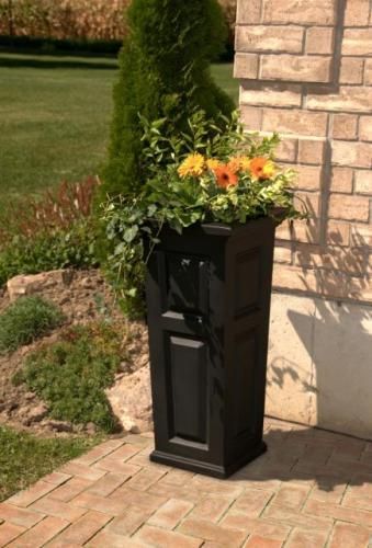 New Mayne Nantucket 32 Tall Outdoor Patio & Sidewalk Flower Planter 