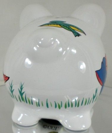 Personalized Childs Small Piggy Bank   DINOSAUR  