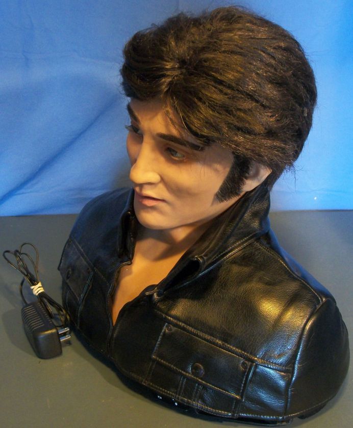 LIFE SIZE ANIMATRONIC TALKING and SIGNING ALIVE ELVIS PRESLEY by WOW 
