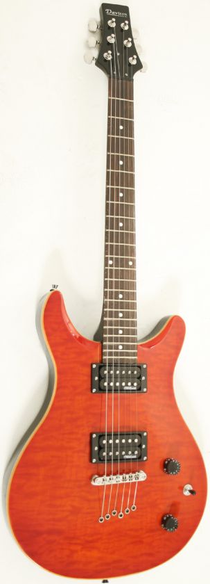 NEW ELECTRIC GUITAR with ARCHED QUILTED MAPLE TOP~SALE  