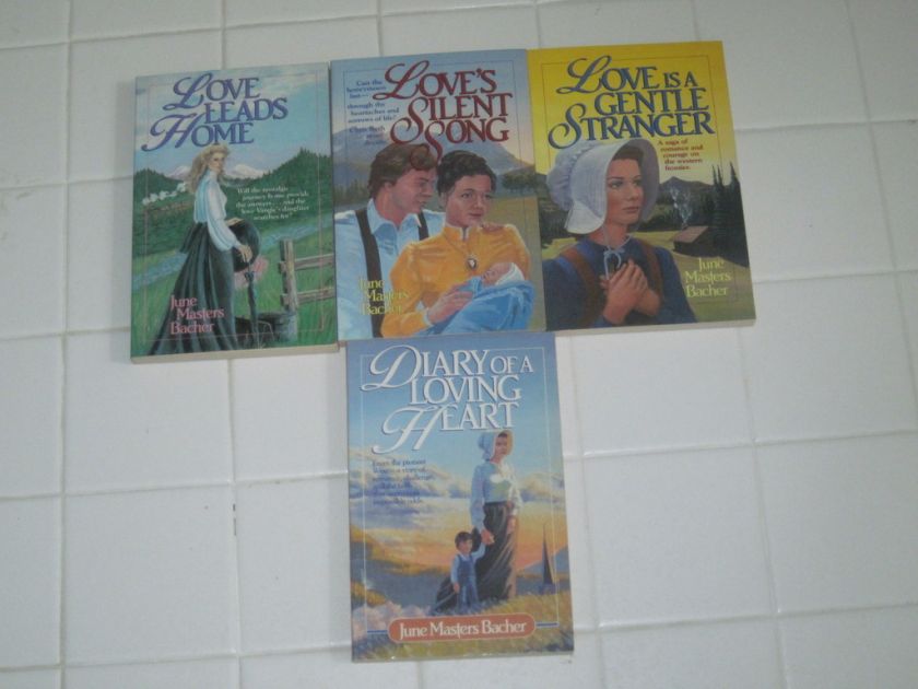 June Masters Bacher PIONEER ROMANCE SERIES Lot 4 books  