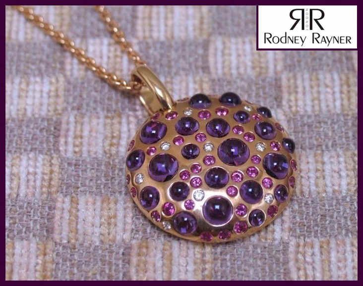   RAYNER BUBBLE COLLECTION GEMSTONE NECKLACE (18K ROSE GOLD)  