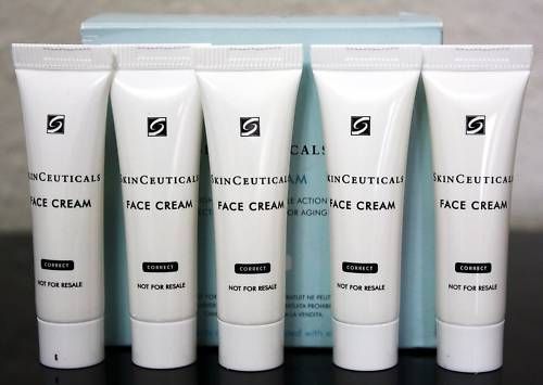 SKINCEUTICALS FACE CREAM SAMPLE TRAVEL SIZE 5 TUBE  