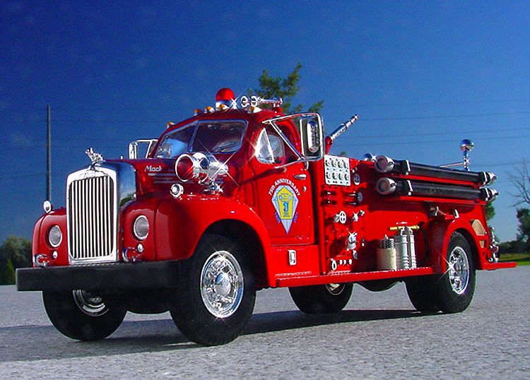 maryland vfd 75th anniversary 1960 b mack closed cab pumper specially 