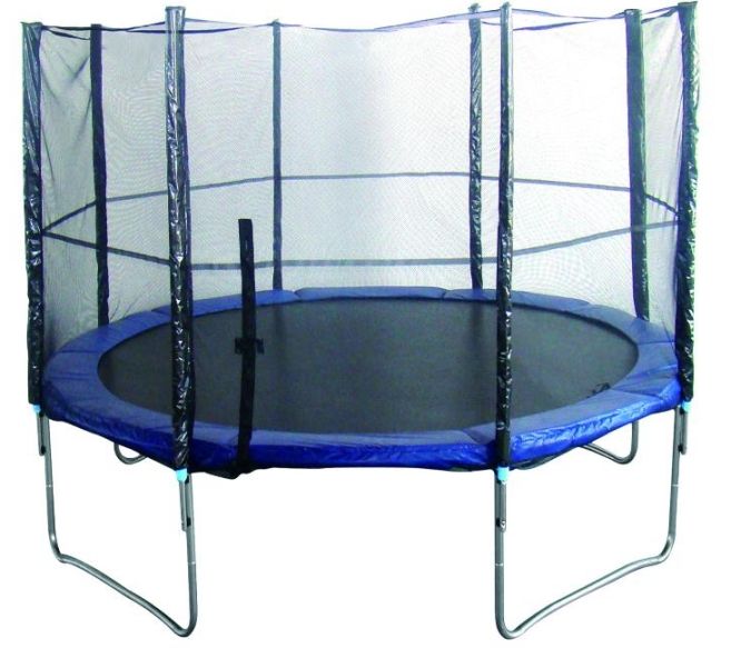 New 12 Foot Round Trampoline With Enclosure Exercise  