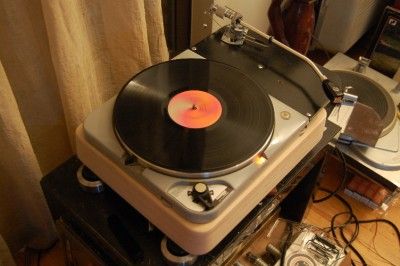 Thorens TD 124 Turntable Sme Series 2 3012 Tonearm solid plinth  