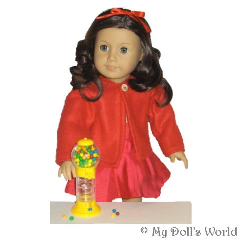 GUMBALL MACHINE WORKS FITS AMERICAN GIRL DOLL LINDSEY  