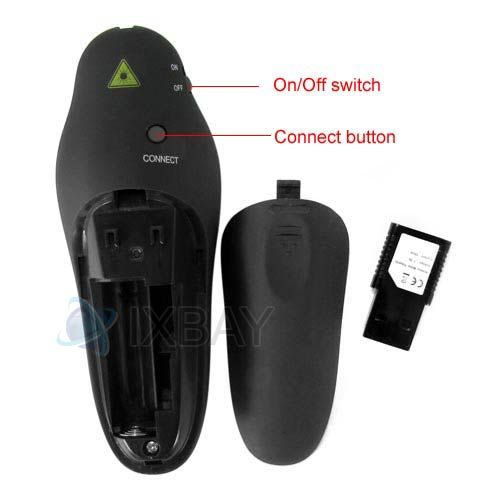 Wireless PowerPoint Presenters Remote W/ Laser Pointer  