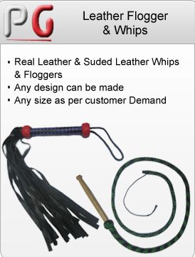 Floggers, Whips items in Real Leather 