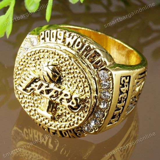 1P Lakers Kobe Bryant 09 NBA Championship Ring Replica Basketball 